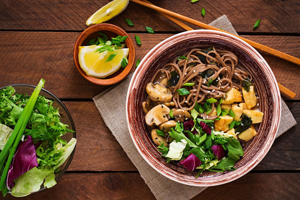 Soba Noodle Bowl: A Quick and Healthy Soba Noodle Recipe with Sriracha Tofu