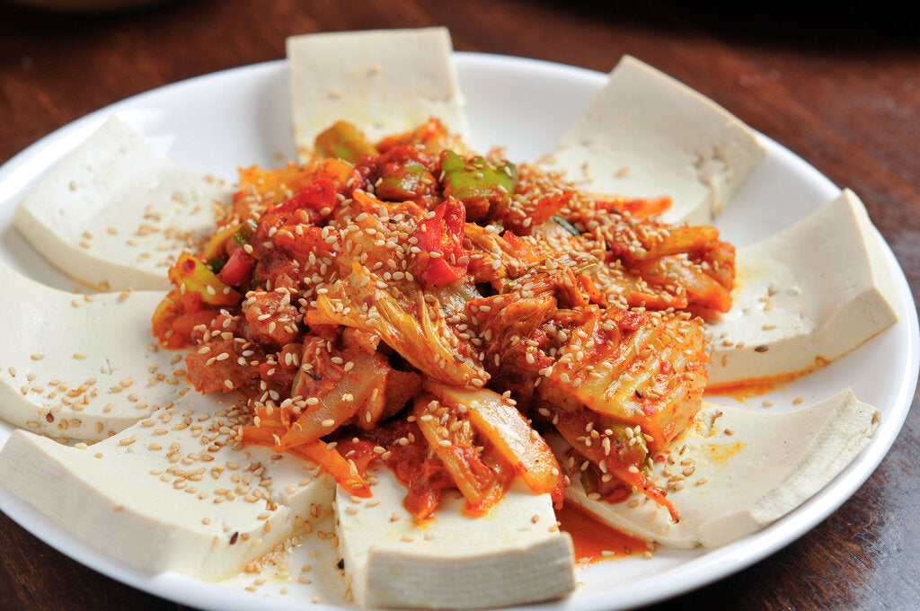 Kimchi and Tofu: Stir-Fried Korean-Style Recipe
