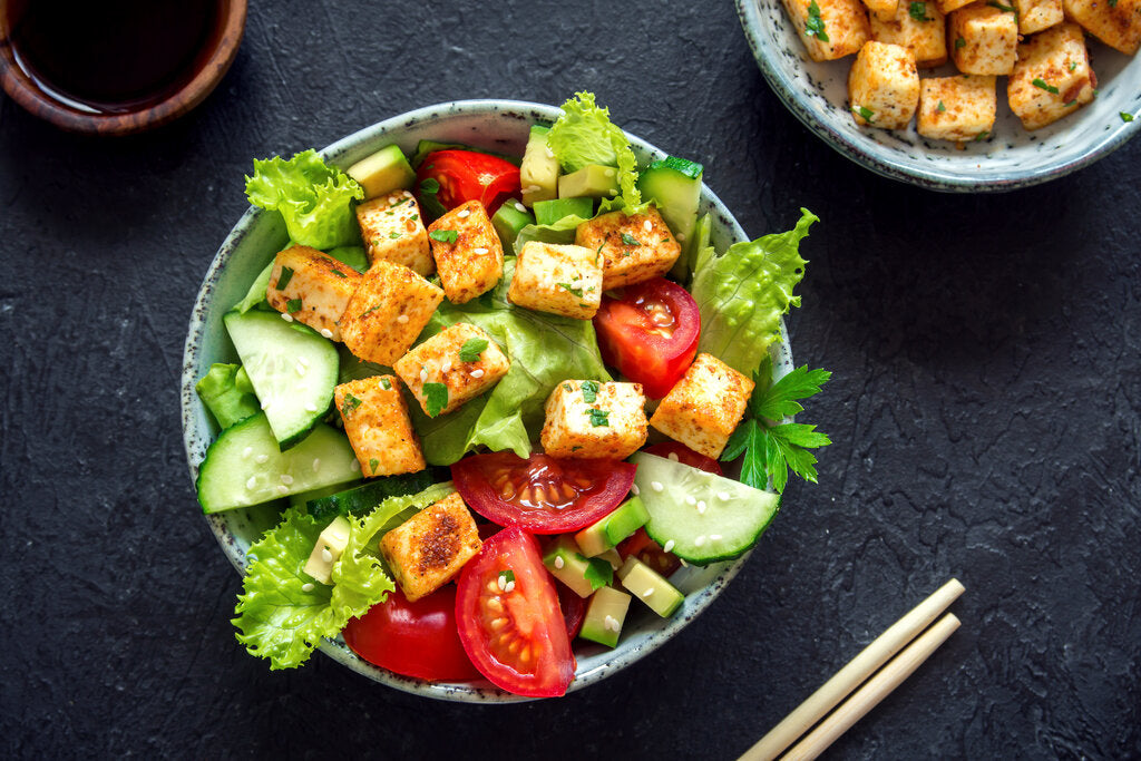 Tofu Salad: Spicy Asian Salad