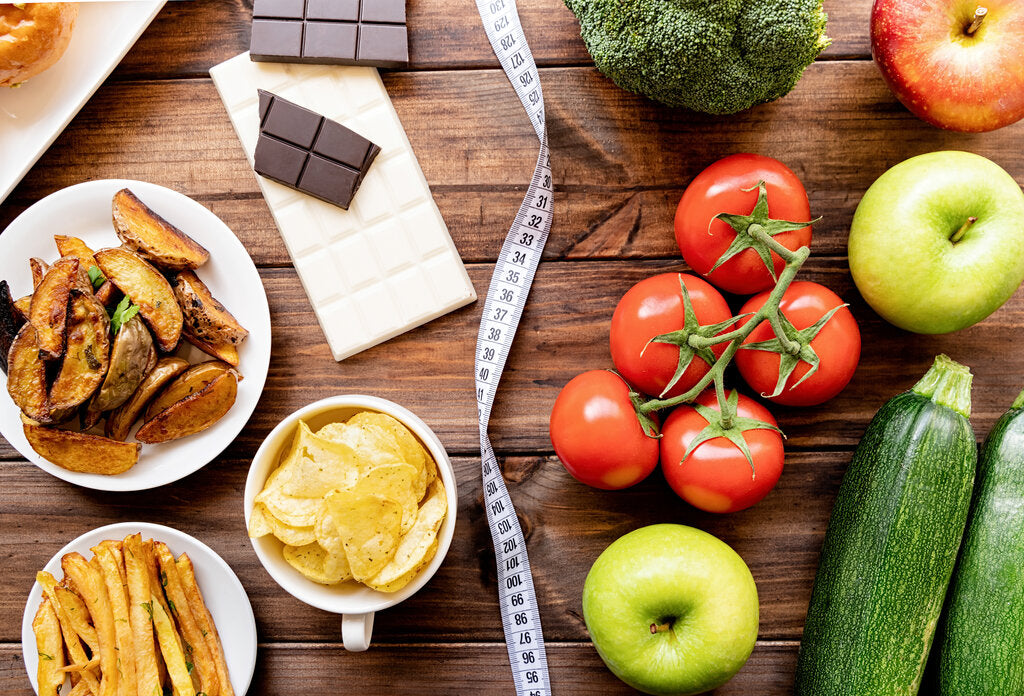 Healthy vs. Unhealthy Foods